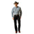 ARIAT MENS WRINKLE FREE DARGAN LS SHIRT NAVY