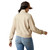 ARIAT WMS HIGH NOON 1/2 ZIP PULLOVER OATMEAL HEATHER