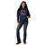 ARIAT WMS EMBLEM HOODIE DRESS BLUES
