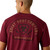ARIAT MNS SHELL GAME SS TEE MAROON BANNER