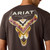 ARIAT MNS SOUTHWEST LONGEST HORN SS TEE VINTAGE BLACK