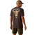 ARIAT MNS SOUTHWEST LONGEST HORN SS TEE VINTAGE BLACK