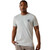 ARIAT MNS BANNER BADGE SS TEE GREY HEATHER