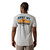 ARIAT MNS BANNER BADGE SS TEE GREY HEATHER
