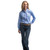 Just Country Ladies Abbey Frills Cornflower Blue Pinstripe