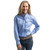 Just Country Ladies Abbey Frills Cornflower Blue Pinstripe