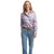 Just Country Ladies Georgie Half Button Blue&Baby Pink Watercolours