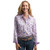 Just Country Ladies Abbey Full Button Purple/White Wildflowers/Orchid