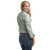 JC WOMENS ABBEY FULL BUTTON PRINT WORKSHIRT IN WHITE & EUCALYPTUS TILE PRINT
