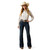 Ariat Ladies High Rise Vivenne Slim Trouser Jean Plumas
