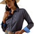 Ariat Ladies Kirby L/S Shirt Ombre Blue Horseshoe