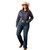 Ariat Ladies Kirby L/S Shirt Ombre Blue Horseshoe
