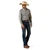 Ariat Mens Team Logo Lightweight Twill Fitted L/S Shirt Grey/Khaki