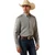 Ariat Mens Team Logo Lightweight Twill Fitted L/S Shirt Grey/Khaki