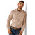 Ariat Mens Wrinkle Free Ayden Fitted L/S Shirt Golden Oak Plaid