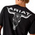 ARIAT MNS STIPPLE STEER SS TEE BLACK