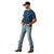 ARIAT MNS FLAG BRONCO SS TEE KEY LARGO