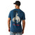 ARIAT MNS FLAG BRONCO SS TEE KEY LARGO