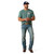 ARIAT MNS HIDDEN VALLEY FLAG SS TEE SILVER PINE