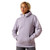 ARIAT WMS REBAR LIGHTWEIGTH LOGO 1/2 ZIP HOODIE- PURPLE ASH/THISTLE