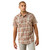 ARIAT MNS RETRO HILLIARD FITTED SNAP SS SHIRT- TEAL PLAID