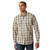 ARIAT MNS RETRO HOLT FITTED SNAP LS SHIRT- FOUR LEAF CLOVER PLAID