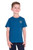 PURE WESTERN BOYS WALKER SS TEE IN DENIM