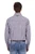 PURE WESTERN MENS GEORGE LS SHIRT IN NAVY/TAN