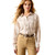 ARIAT WOMENS BILLIE JEAN LS SHIRT TAUPE GREY PLAID