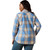 ARIAT WOMENS BILLIE JEAN LS SHIRT ASHLIGH BLUE/SHELL PINK PLAID