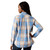 ARIAT WOMENS BILLIE JEAN LS SHIRT ASHLIGH BLUE/SHELL PINK PLAID