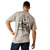 ARIAT MENS REBAR COTTON STRONG HARDHEAD SS TEE LIMESTONE