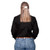 Wmn's - Brooke Work Shirt Full button in Black