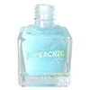 G-Force 'X' Burnish Base Coat - Nail Polish - a transparent blue nail polish bottle shown with no cap for close-up. SuperChic text on the label.