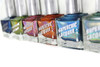 Throwing Shade Nail Polish, various vibrant holographic nail polish bottles in a row from left to right.