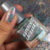 Holly Lolly Nail Polish, clear nail polish with holographic glitter for sparkling nail art.