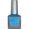 Blues Blue Jelly Nail Polish - Inside Out Emotions Themed Nail Paint, holographic blue nail polish bottle with icy blue and rainbow reflective effects.