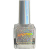Emotional Rollercoaster Confetti Nail Polish - All Emotions Topper, holographic and multicolored glitter nail polish bottle with a reflective silver cap.