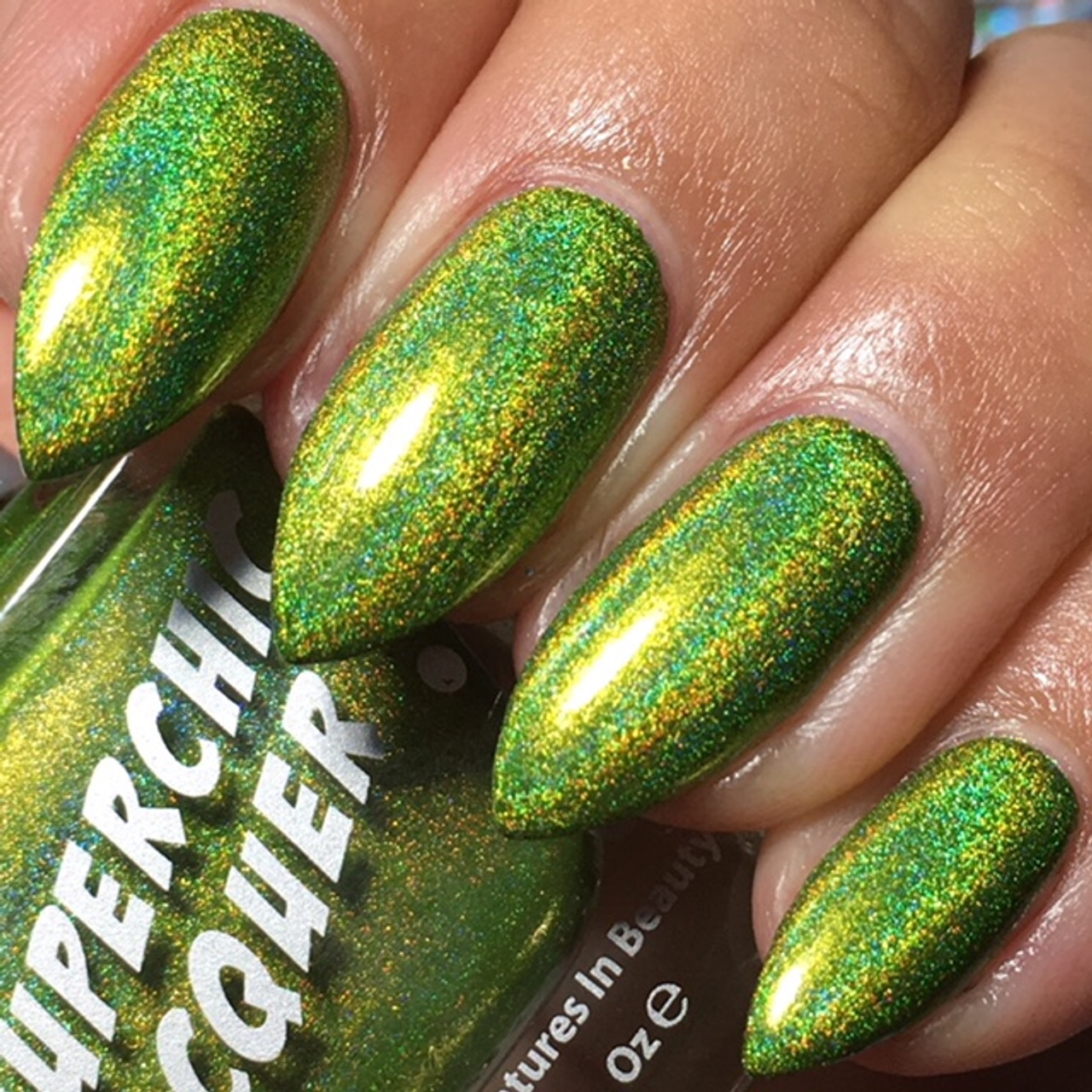 High Voltage Glow In The Dark Neon Yellow Polish