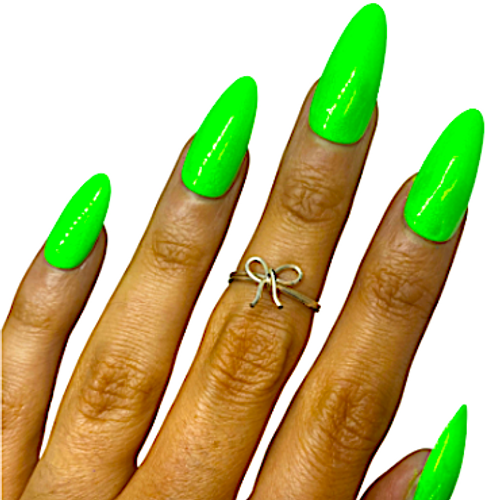 Neon ne Green - Etsy | Green nails, Aqua nails, Neon green nails
