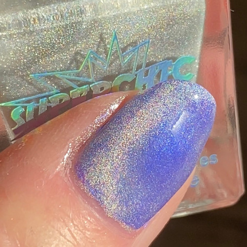 Holo Kitty Holographic Magnetic Cat Eye Topper Nail Polish 
