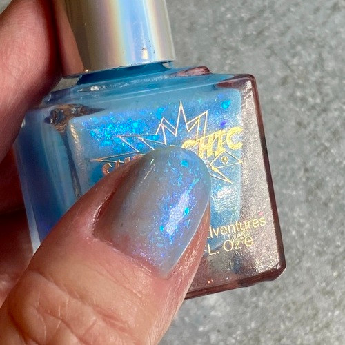 SuperChic Blues nail polish swatch 