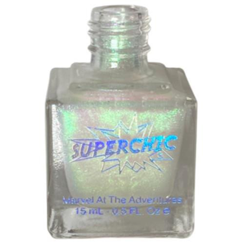 Ghosted Sheer Green Aurora Nail Polish - Fluid Art Topper Polish