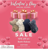 VALENTINES DAY SPECIAL OFFER ON BATHROBES