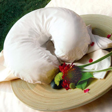 FACE CRADLE COVERS - White Color, Flannel Deluxe Quality - Fitted style