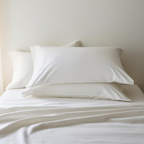  T130 Thread Count Flat Sheets 66x104" Single/Twin White (5 Doz/box)