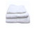 Dobby Border Towels 27x54" 17 Lbs. White Bath Towels (1 Doz/12 Pieces)