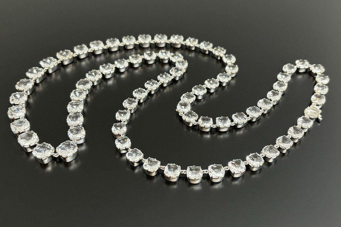  Kozminsky Rock Crystal Riviere Necklace 90cm

