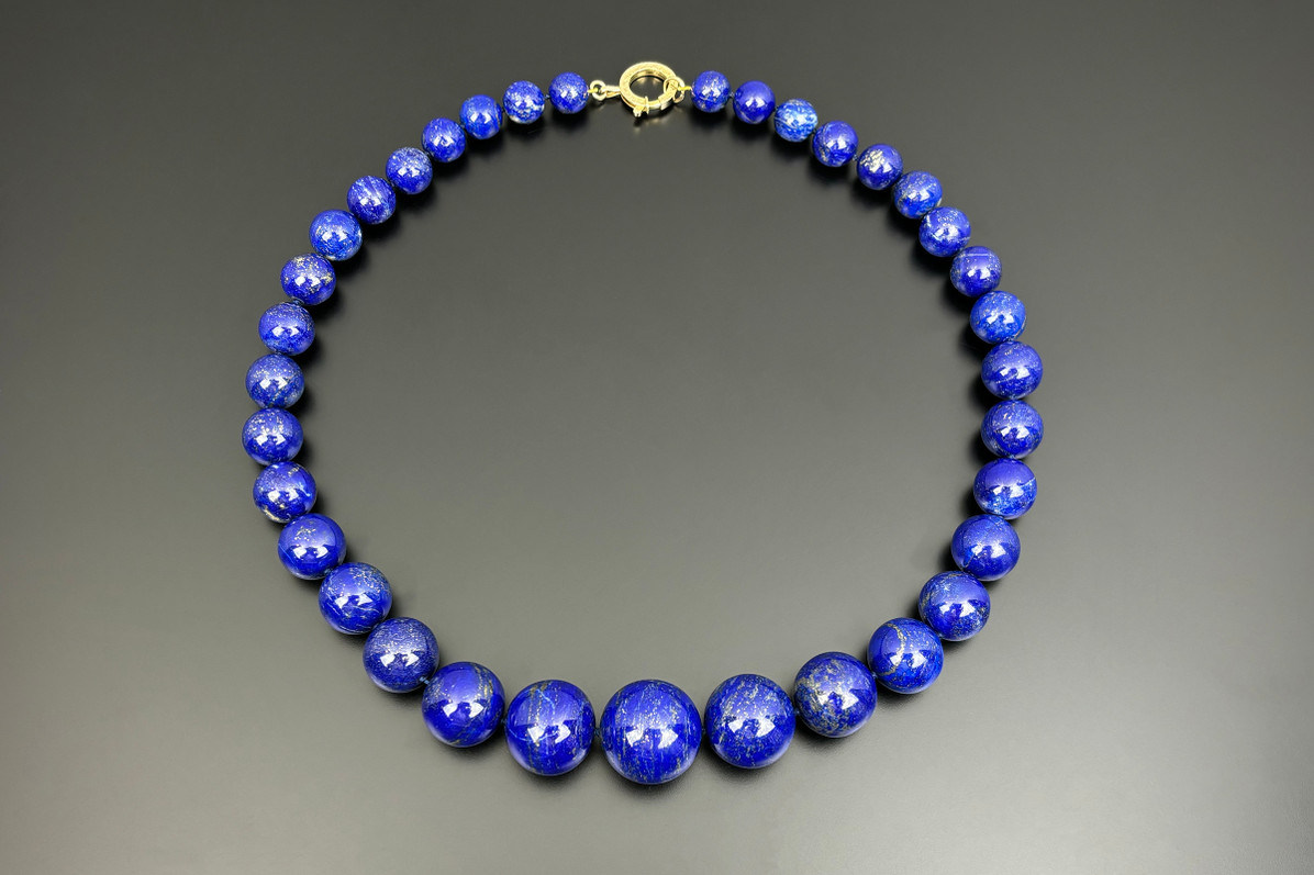  Lapis Lazuli Bead Necklace
