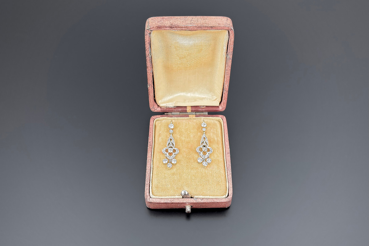 Belle Epoque Diamond Drop Earrings
